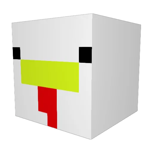 TheB0yz Minecraft avatar head, 3D render