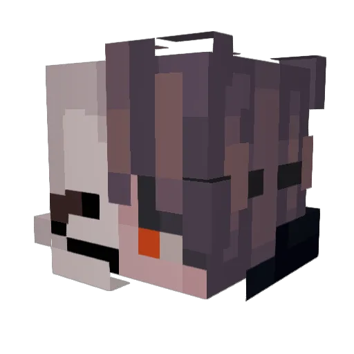 TheB3stJester Minecraft avatar head, 3D render
