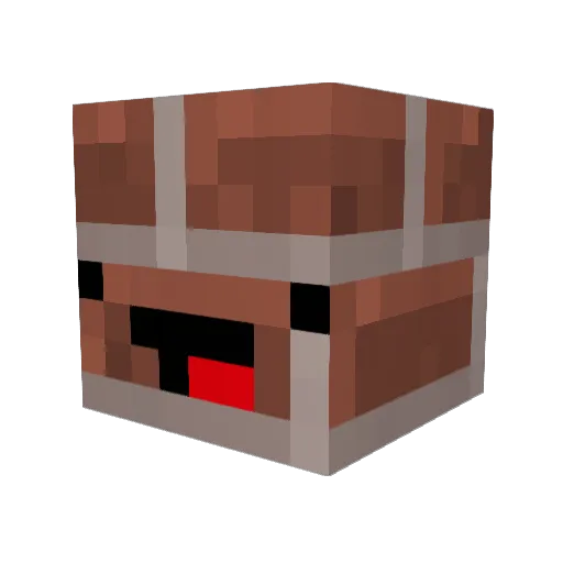 TheBDom Minecraft avatar head, 3D render