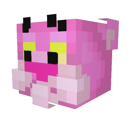 TheBIgYig Minecraft avatar head, 3D render