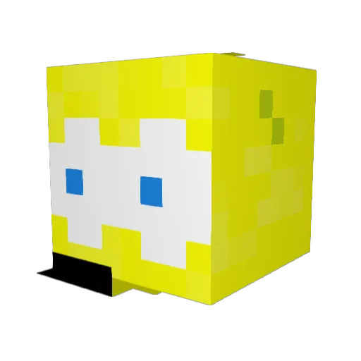 TheBaconYummy2 Minecraft avatar head, 3D render