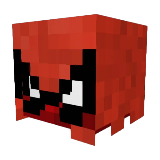 TheBadMannn Minecraft avatar head, 3D render