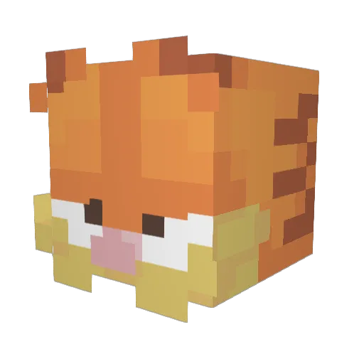 TheBahNana Minecraft avatar head, 3D render
