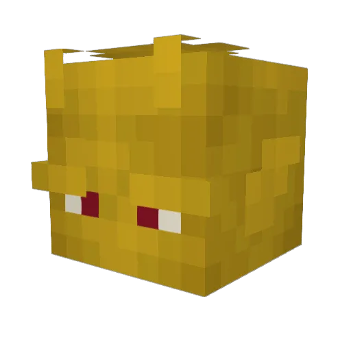 TheBajaBlaster67 Minecraft avatar head, 3D render