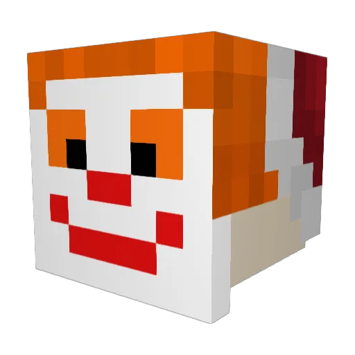 TheBananaMan0 Minecraft avatar head, 3D render