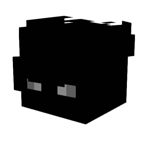 TheBananaRep Minecraft avatar head, 3D render