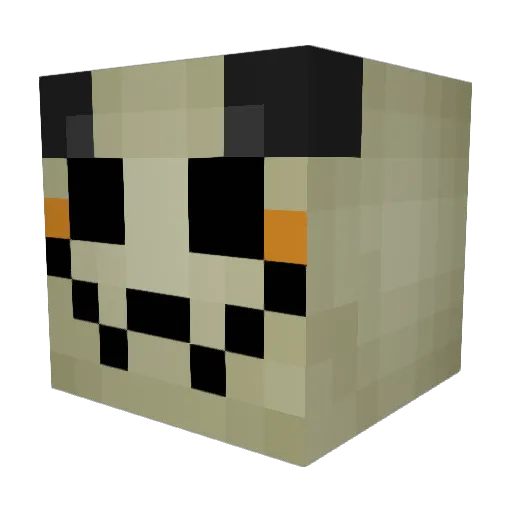 TheBananaSlug Minecraft avatar head, 3D render