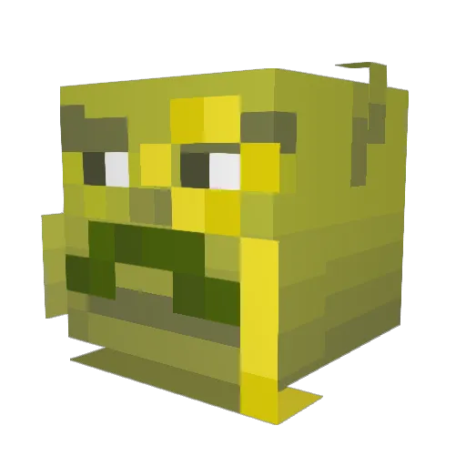 TheBangMasters Minecraft avatar head, 3D render