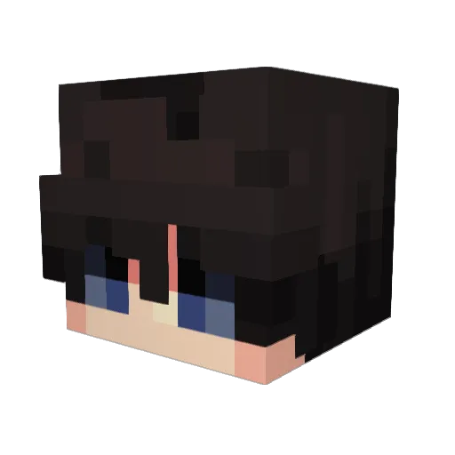 TheBar Minecraft avatar head, 3D render