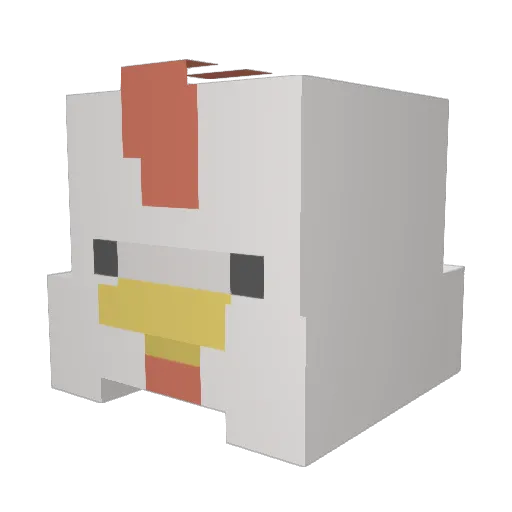 TheBeanerIsHere Minecraft avatar head, 3D render