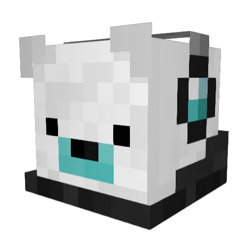 TheBearG4mer Minecraft avatar head, 3D render