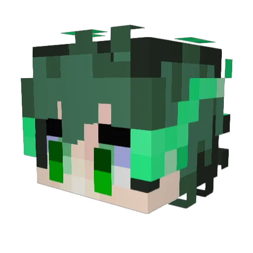 TheBeast80000000 Minecraft avatar head, 3D render