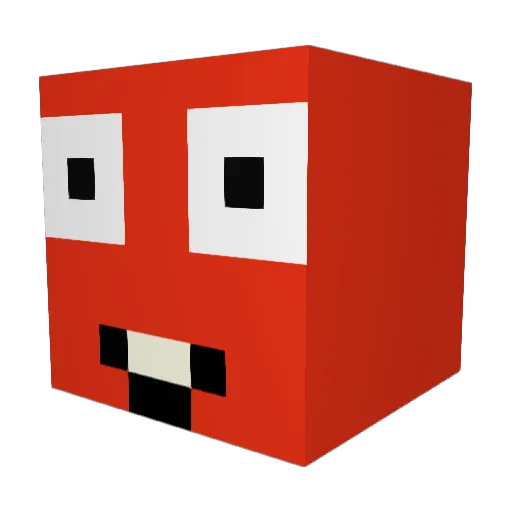 TheBeastBoyNL Minecraft avatar head, 3D render