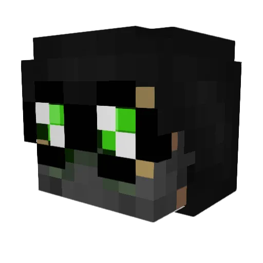TheBeastofMad Minecraft avatar head, 3D render
