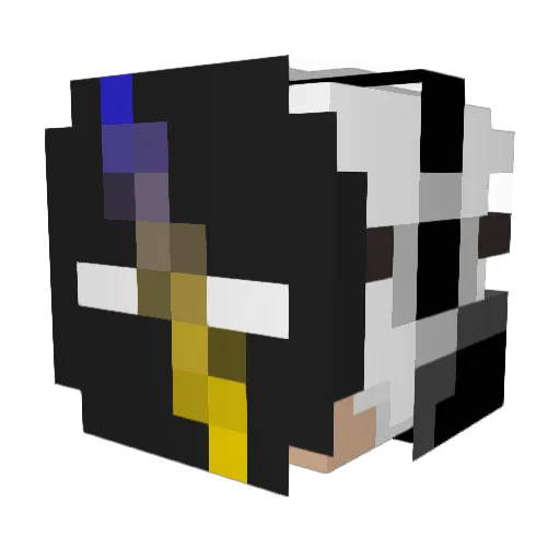 TheBeeTree_ Minecraft avatar head, 3D render