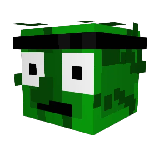 TheBeejMeister Minecraft avatar head, 3D render