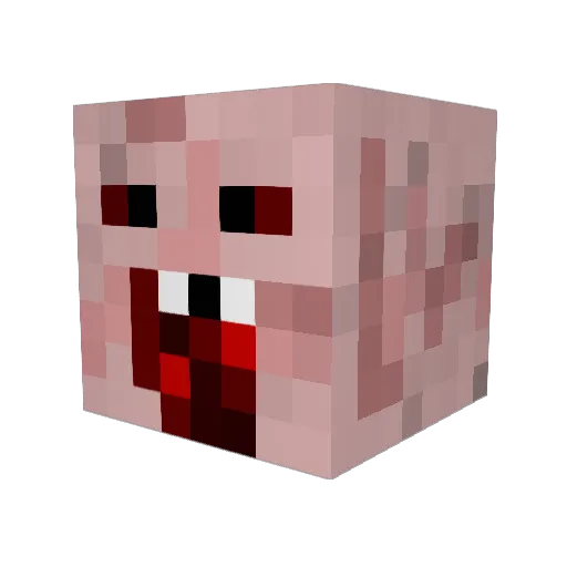 TheBehemoth36 Minecraft avatar head, 3D render