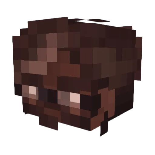 TheBeholding Minecraft avatar head, 3D render