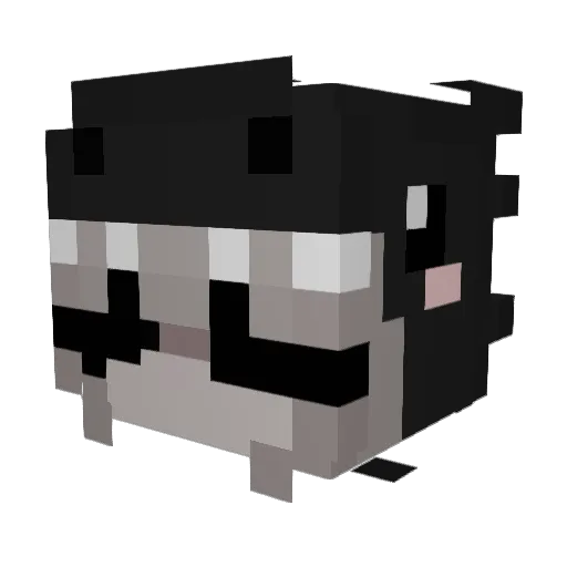 TheBellaKitty Minecraft avatar head, 3D render
