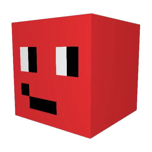 TheBenjiMann Minecraft avatar head, 3D render
