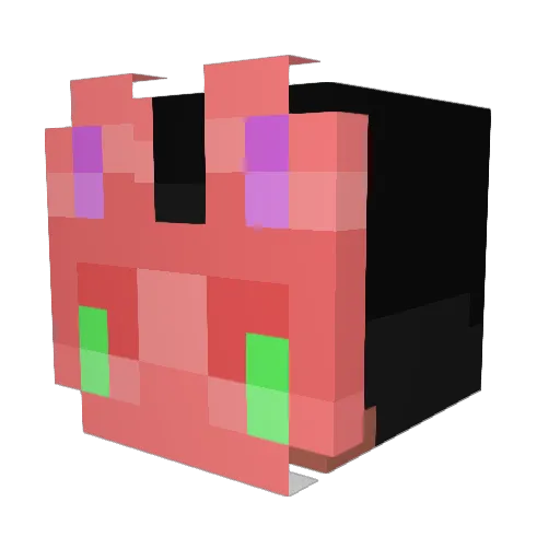 TheBestBaker123 Minecraft avatar head, 3D render