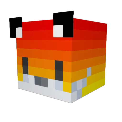 TheBestFenix Minecraft avatar head, 3D render