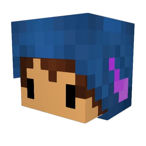 TheBestGinger11 Minecraft avatar head, 3D render