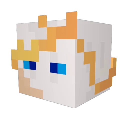 TheBestLoyalist Minecraft avatar head, 3D render