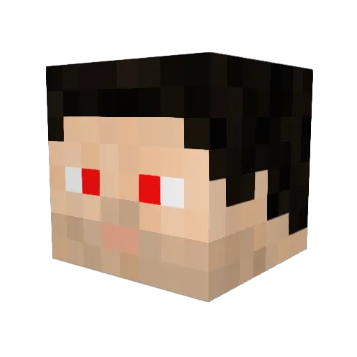 TheBestOne69 Minecraft avatar head, 3D render