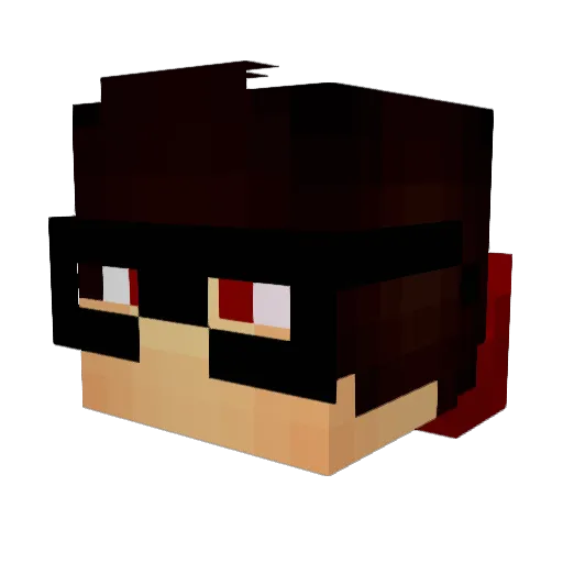 TheBestSkill Minecraft avatar head, 3D render