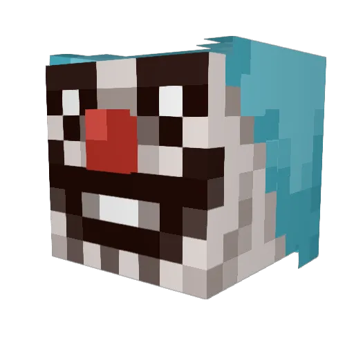 TheBeto99 Minecraft avatar head, 3D render