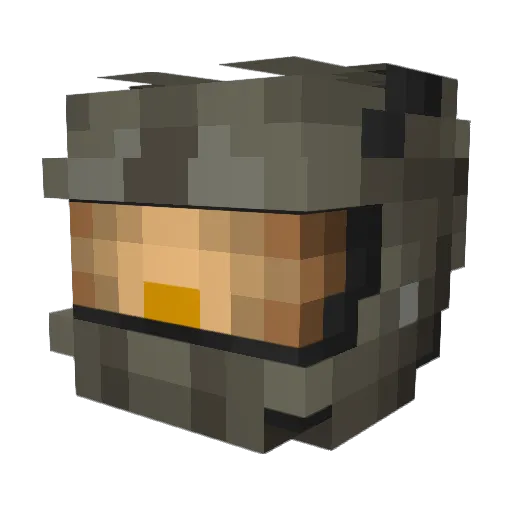 TheBigBadWolf1 Minecraft avatar head, 3D render