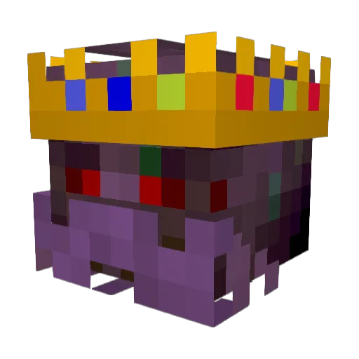 TheBigCalcium Minecraft avatar head, 3D render