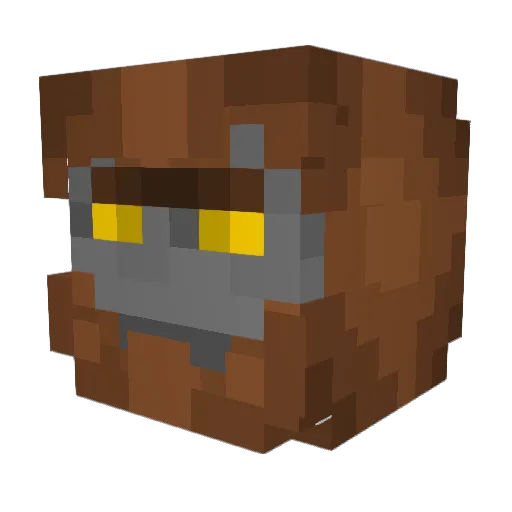 TheBigDej Minecraft avatar head, 3D render