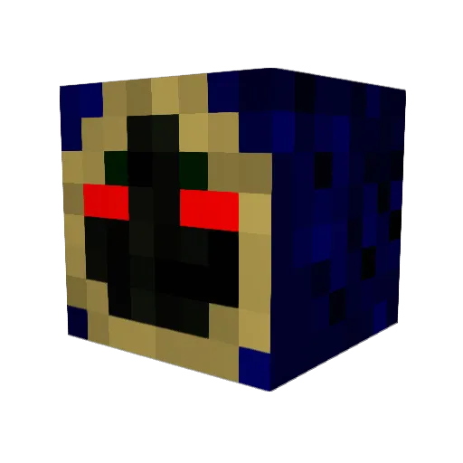 TheBigGavin Minecraft avatar head, 3D render