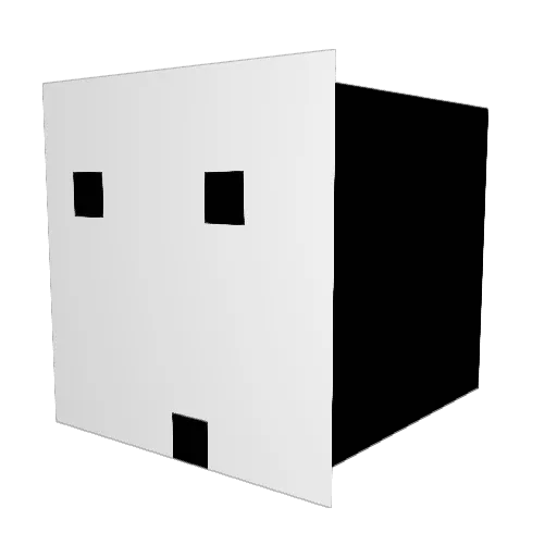 TheBigHud16 Minecraft avatar head, 3D render