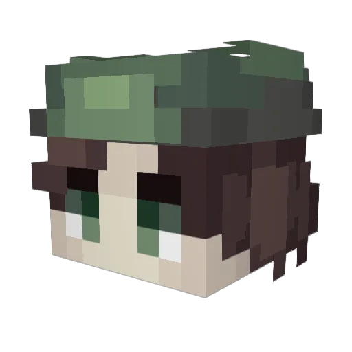 TheBigScot Minecraft avatar head, 3D render
