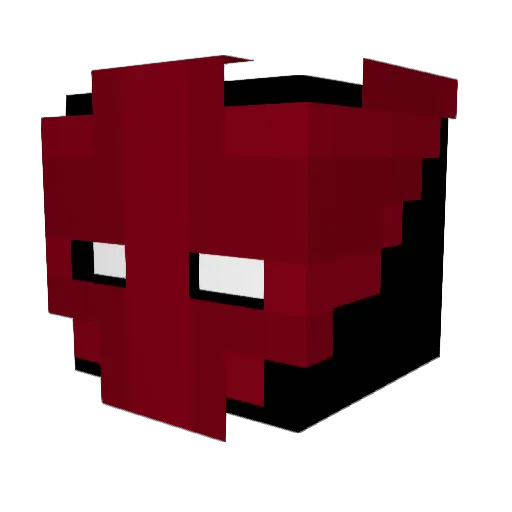 TheBiggOne Minecraft avatar head, 3D render