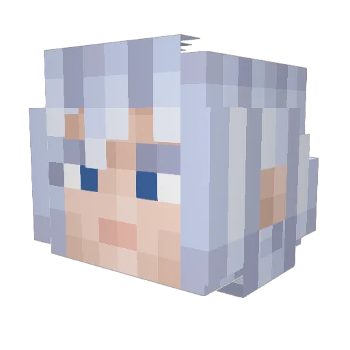 TheBiggestGuyy Minecraft avatar head, 3D render