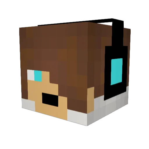 TheBiggestMugg Minecraft avatar head, 3D render