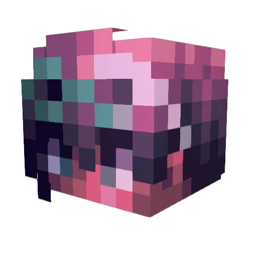 TheBiggestPimp Minecraft avatar head, 3D render