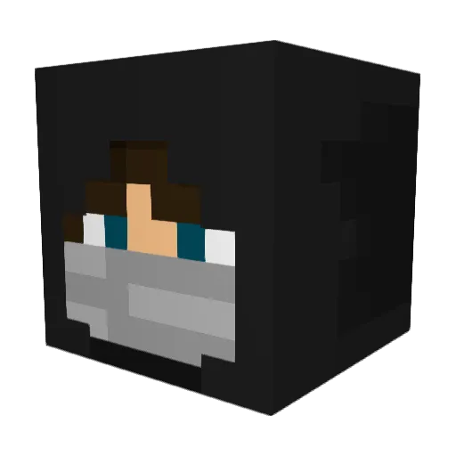 TheBiliZec Minecraft avatar head, 3D render