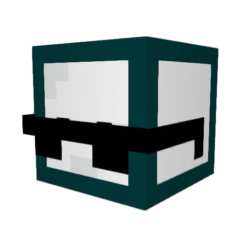 TheBillyB Minecraft avatar head, 3D render