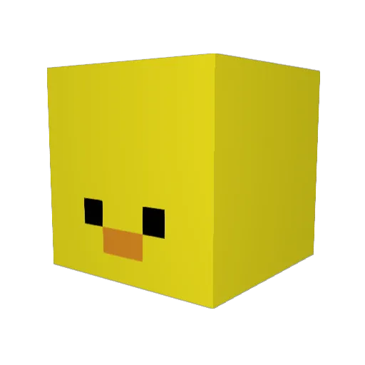 TheBirdy_1 Minecraft avatar head, 3D render