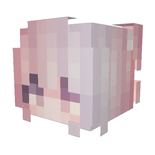 TheBlackBlizzard Minecraft avatar head, 3D render