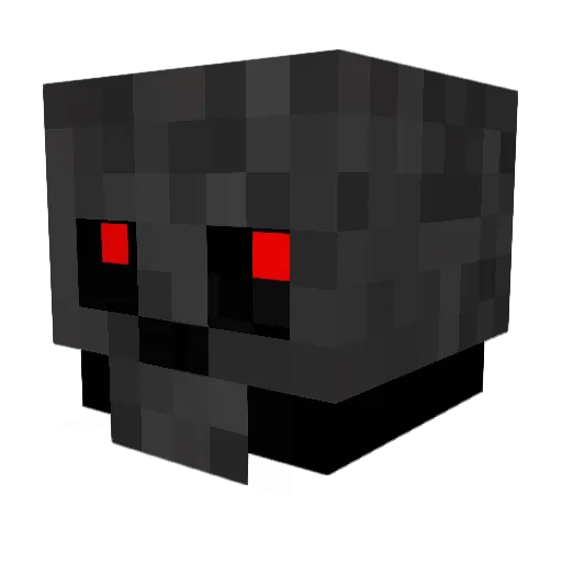 TheBlackDeath Minecraft avatar head, 3D render