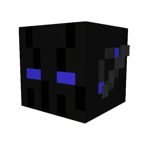 TheBlackFlash21 Minecraft avatar head, 3D render