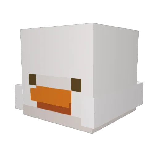 TheBlackRaven_ Minecraft avatar head, 3D render