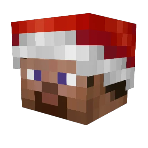 TheBlackSt Minecraft avatar head, 3D render