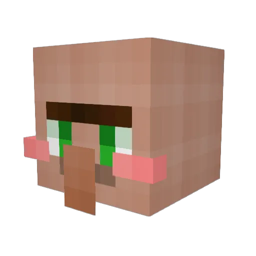 TheBlackUnknown Minecraft avatar head, 3D render